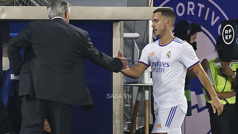 Ancelotti cảm thấy có lỗi với sự cố gắng của Hazard