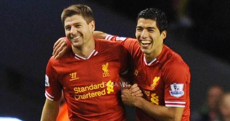 Suarez và Gerrard có mối quan hệ rất tốt tại Liverpool