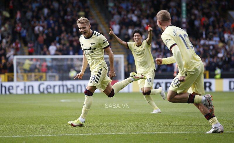 Martin Odegaard là chủ nhân bàn thắng duy nhất ở lượt đi 