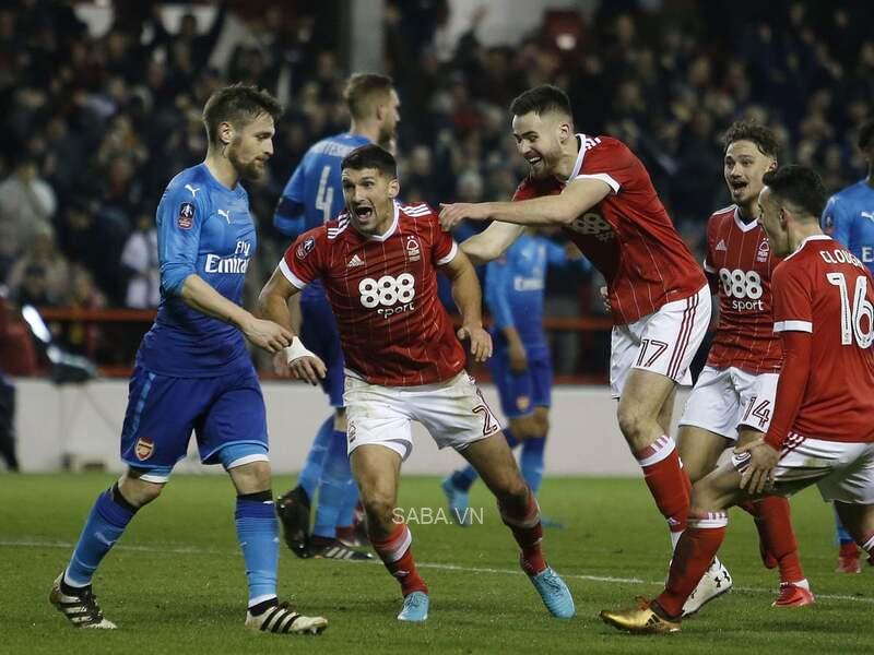 Nottingham Forest từng khiến Arsenal phải ôm hận tại FA Cup vào năm 2018