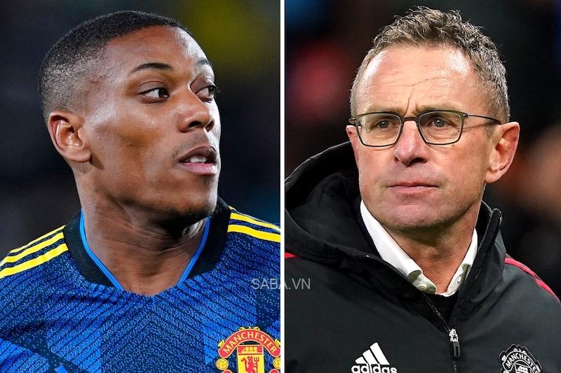 Martial phản pháo lại Rangnick