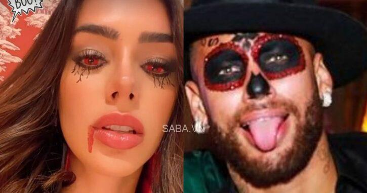 Neymar và bạn gái mới đón Halloween bên nhau