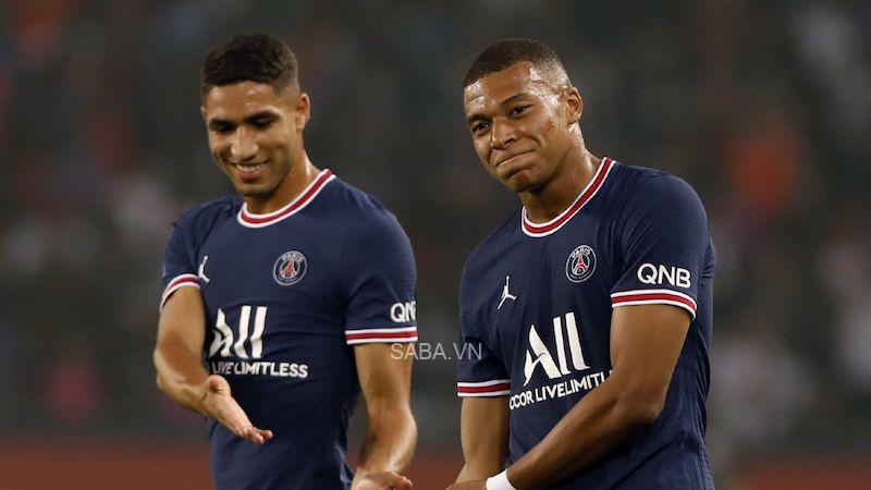 PSG chiếm 2 vị trí trong top 3