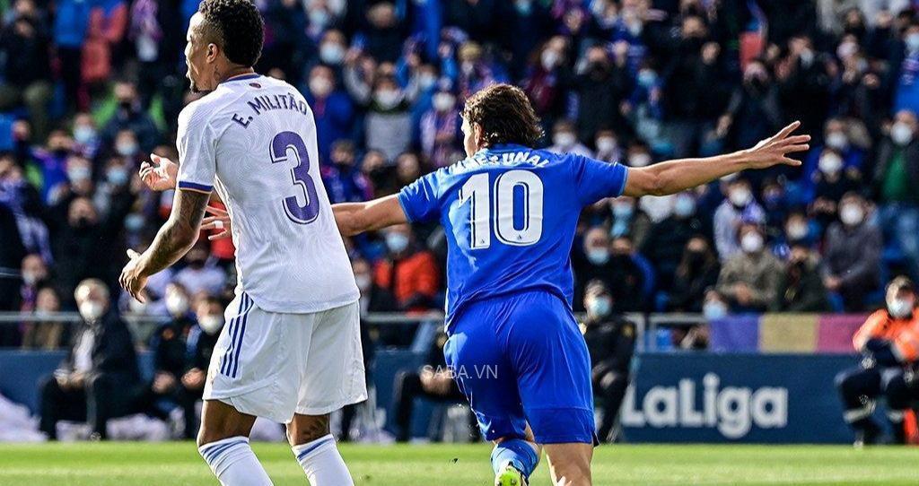 Militao mắc sai lầm khiến Real sớm nhận bàn thua trước Getafe