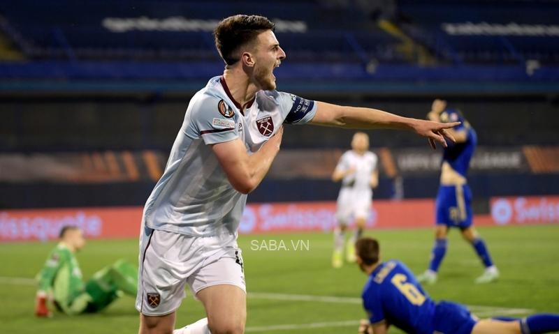 Declan Rice là một trong những cầu thủ chơi ấn tượng tại vòng bảng Europa League