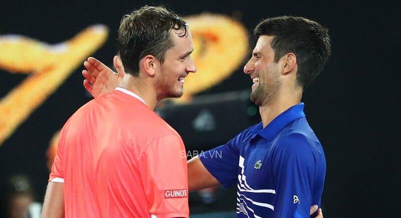 Djokovic có lời nhắn nhủ tới Medvedev.