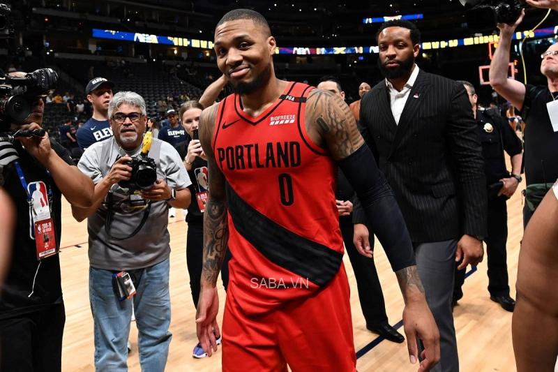 Thành tích cao nhất Lillard đạt được là vào chung kết Miền Tây năm 2019