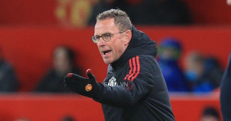 Rangnick rất không đồng tình với nhận định của tổ trọng tài