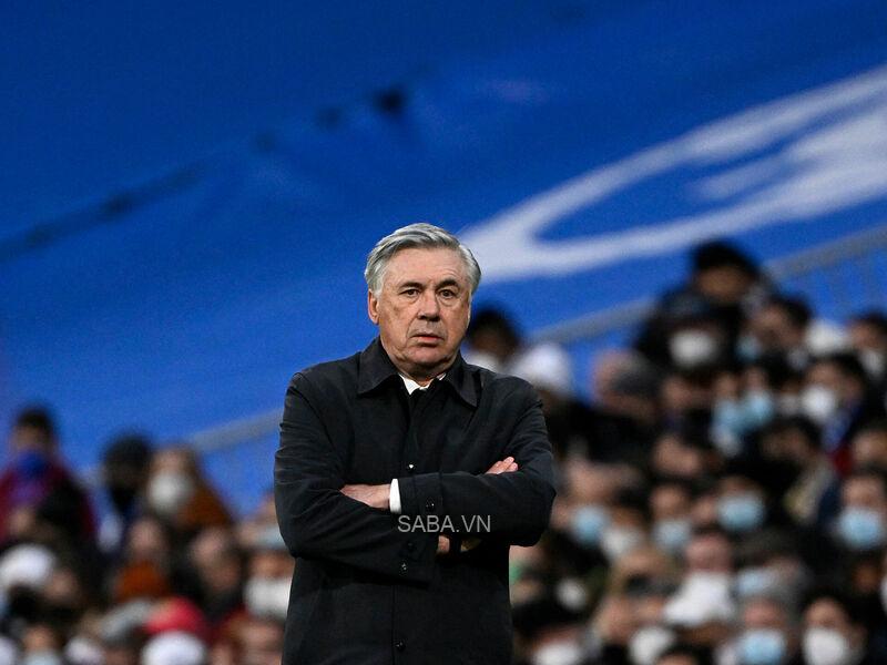 HLV Ancelotti sẽ phải giải quyết bài toán khó khăn lực lượng ở trận đấu tới