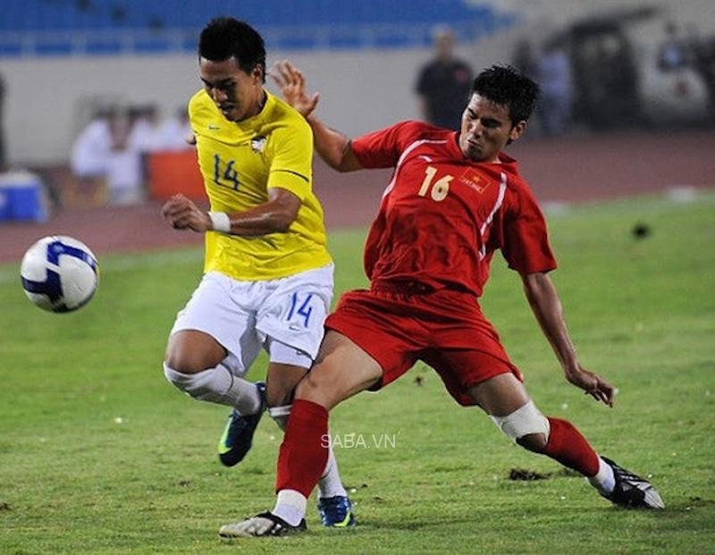 Quang Thanh từng có kinh nghiệm đánh bại tuyển Thái Lan tại chung kết AFF Cup 2008