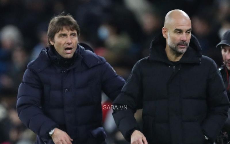 Pep và Conte đã có những phát biểu trái chiều sau trận