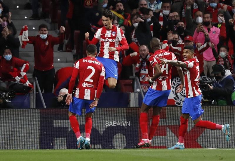 Atletico Madrid mở tỷ số từ rất sớm 