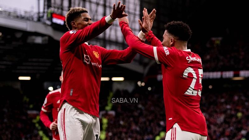 HLV Rangnick muốn Rashford học hỏi Sancho (Ảnh: Getty)