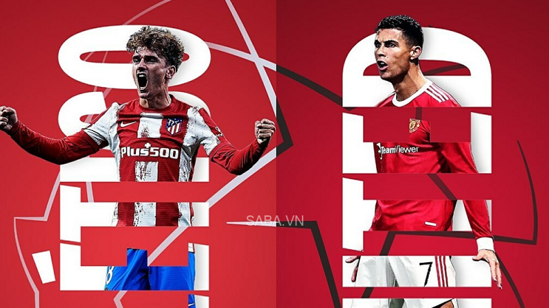 Atletico và MU là cặp đấu rất thú vị tại 1/8 C1 mùa này