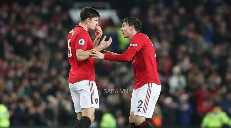 Maguire thường chơi hay khi đá cặp với Lindelof