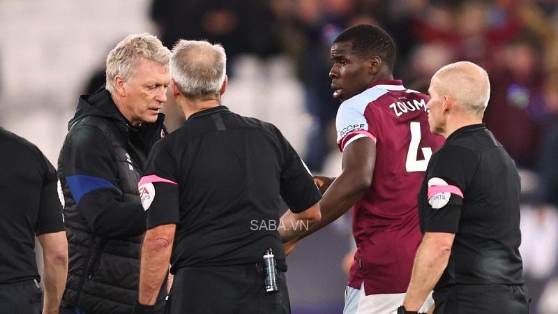 Moyes vẫn sử dụng Kurt Zouma dù thất vọng với học trò