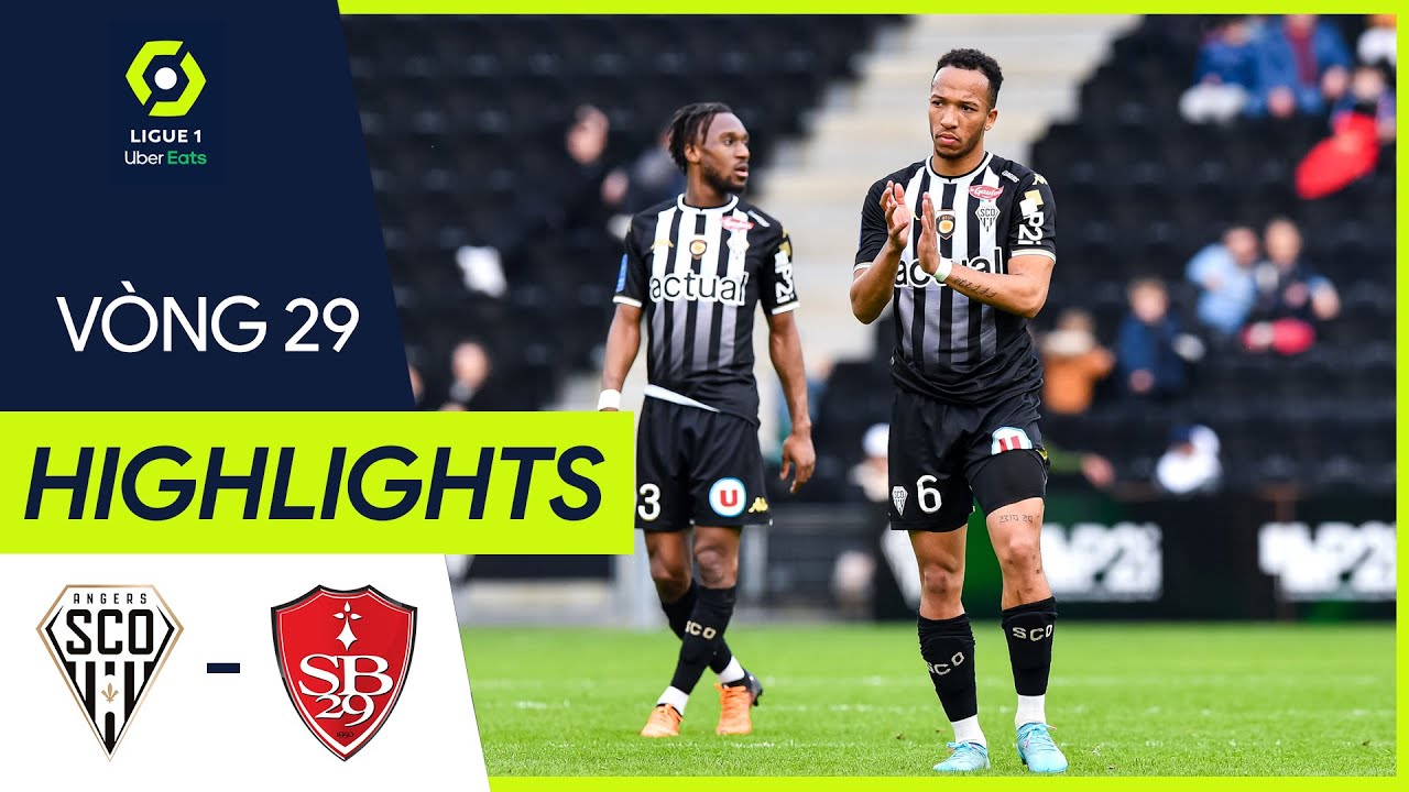 Angers vs Brest - vòng 29 Ligue 1 2021/22