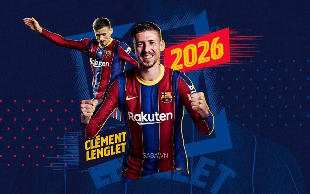 Lenglet được gia hạn hồi cuối năm 2020