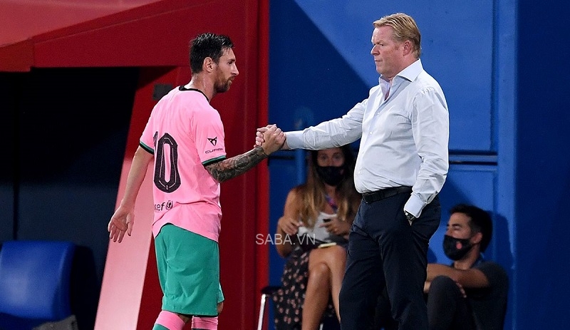 Koeman đặt dấu hỏi về việc Messi rời đi