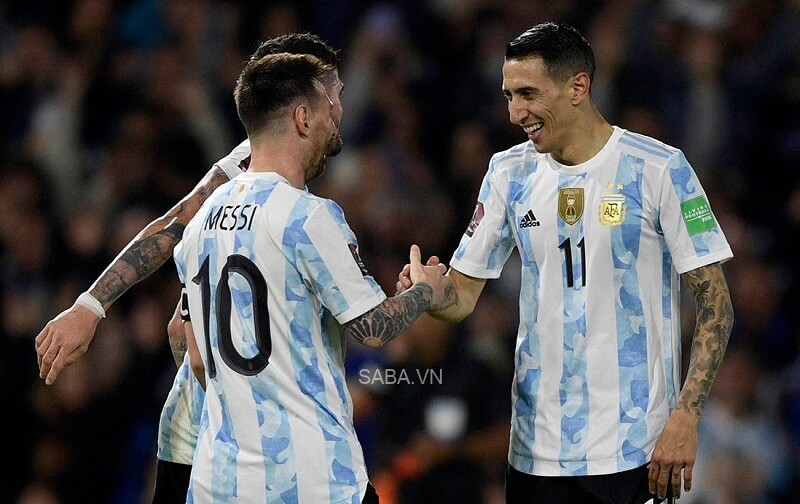 Messi và Di Maria là đồng đội lâu năm.