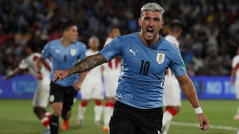 Bàn thắng của Giorgian De Arrascaeta giúp Uruguay chính thức đến World Cup