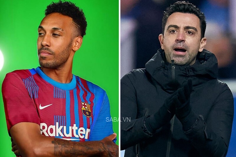 Aubameyang khiến Xavi tự hào. 