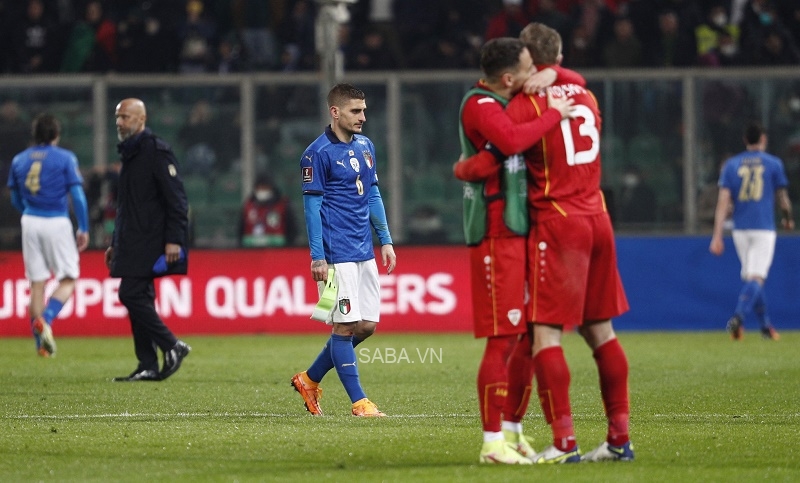 Southgate bất ngờ khi Italia bị loại ở vòng play-off (Ảnh: Getty)