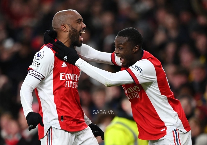 Lacazette dẫn đầu danh sách kiến tạo tại Premier League mùa này tính từ ngày 15/12/2021