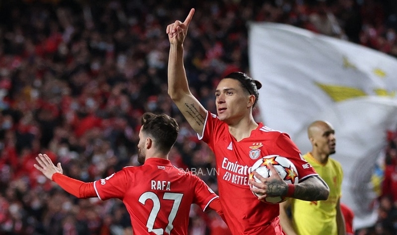 Hy vọng mong manh của Benfica trước Liverpool đặt lên vai Nunez