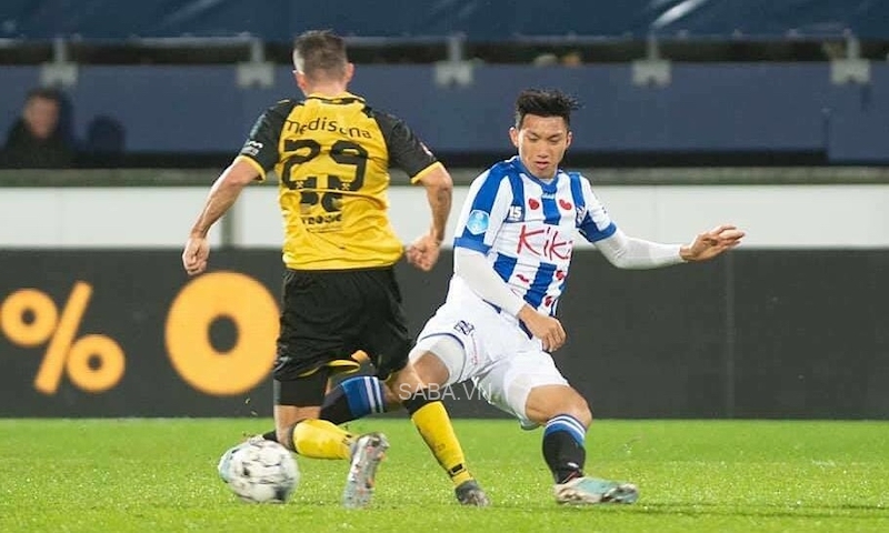 Lương của Văn Hậu tại Heerenveen là do một đơn vị ở Việt Nam chi trả