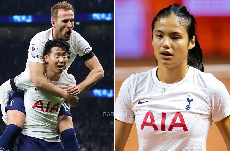 ‘Khoác áo’ Tottenham, Raducanu thừa nhận là fan của Kane và Son