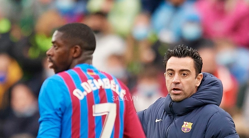 Dembele thi đấu xuất sắc thời thời HLV Xavi (Ảnh: Getty)