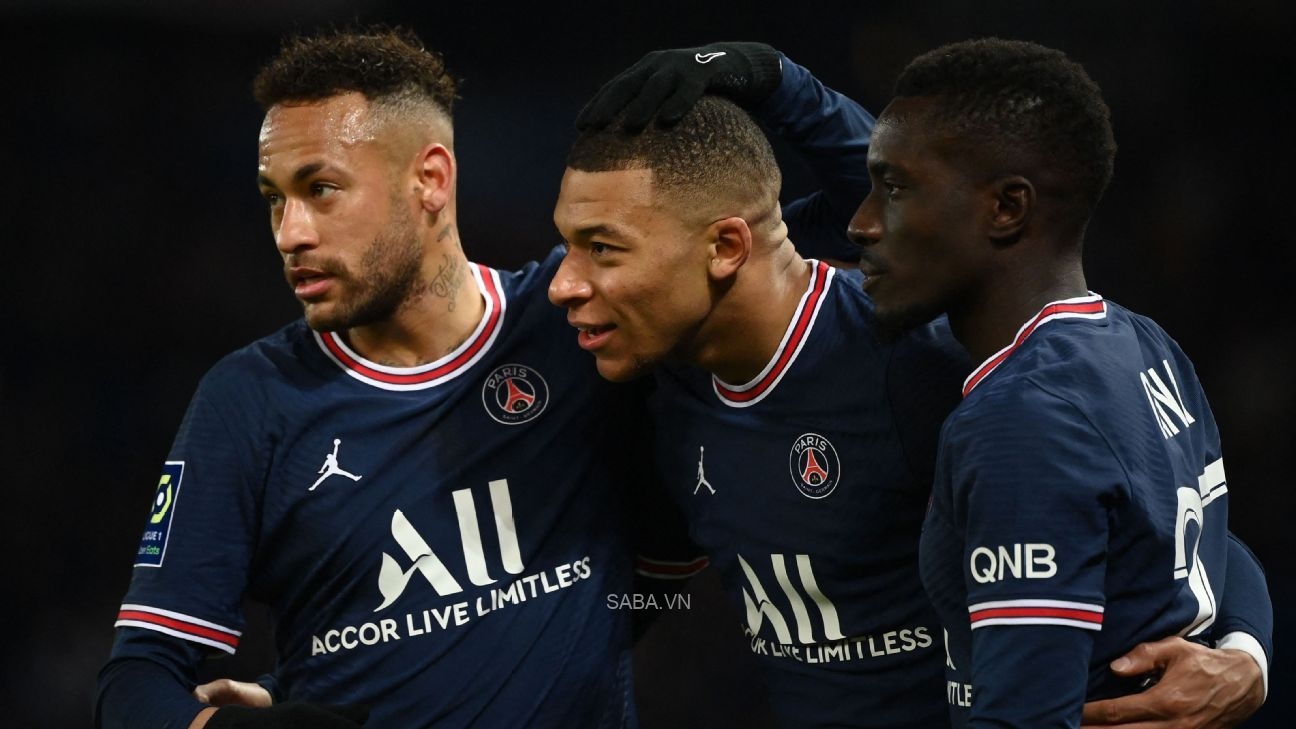 Tam tấu tỏa sáng giúp PSG đại thắng Lorient trên sân nhà