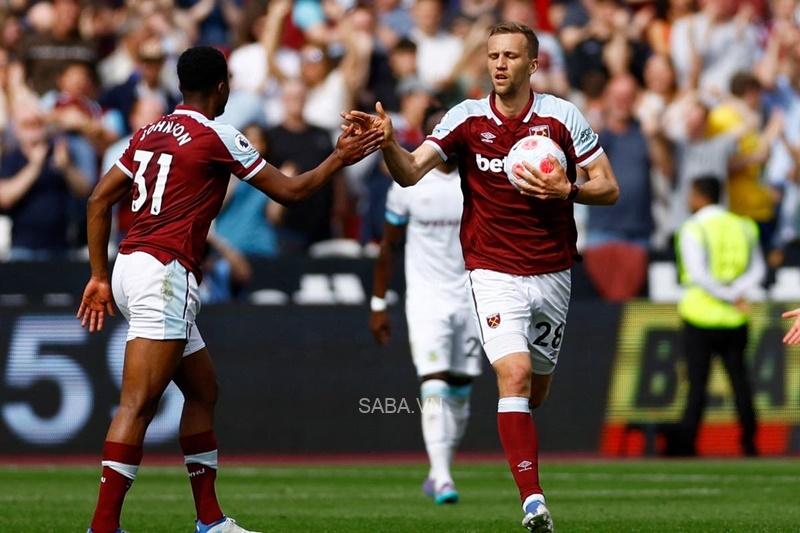 Nỗ lực trong hiệp 2 là không đủ để West Ham chiến thắng 