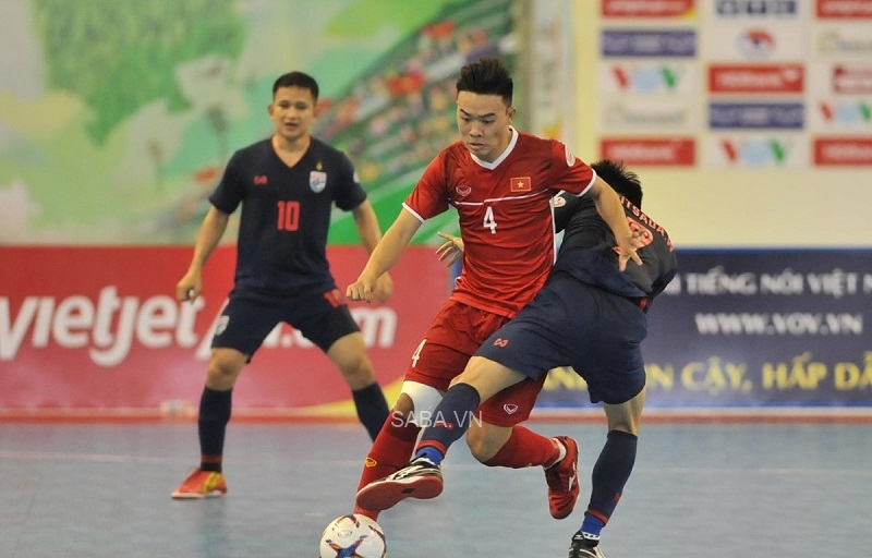 ĐT futsal Việt Nam thi đấu không tốt khi đối đầu với người Thái