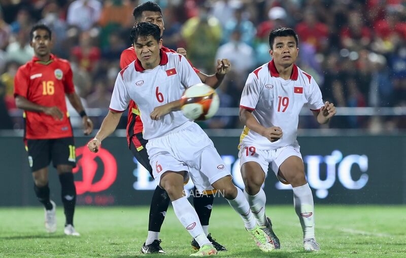 Các kép phụ chơi không quá hay trước U23 Timor Leste. (Ảnh: Người lao động)