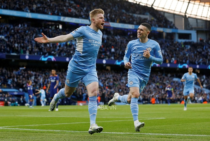  bàn thắng ở Etihad cũng không đủ giúp Man City hoàn toàn tự tin về vé đi tiếp 