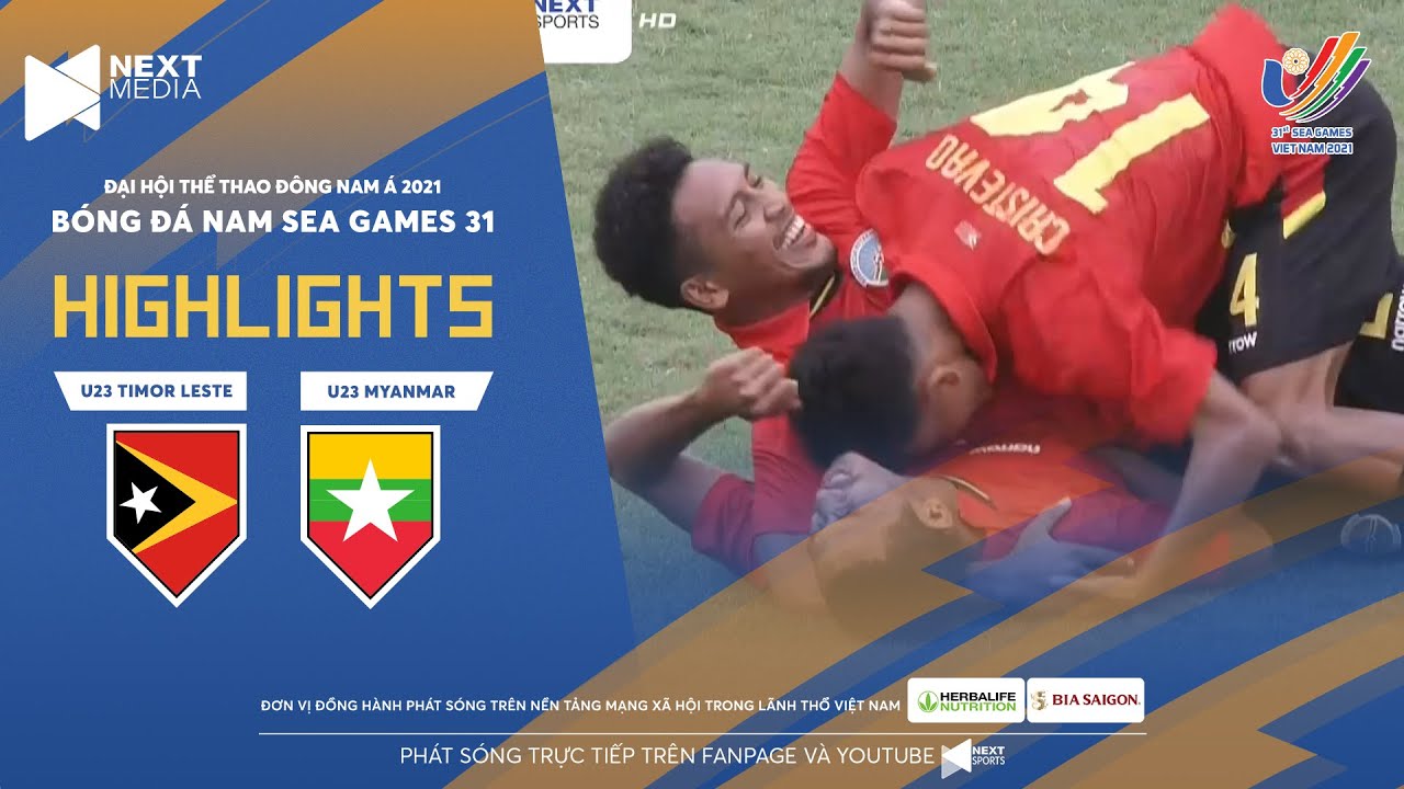 U23 Timor Leste vs U23 Myanmar - bảng B SEA Games 31