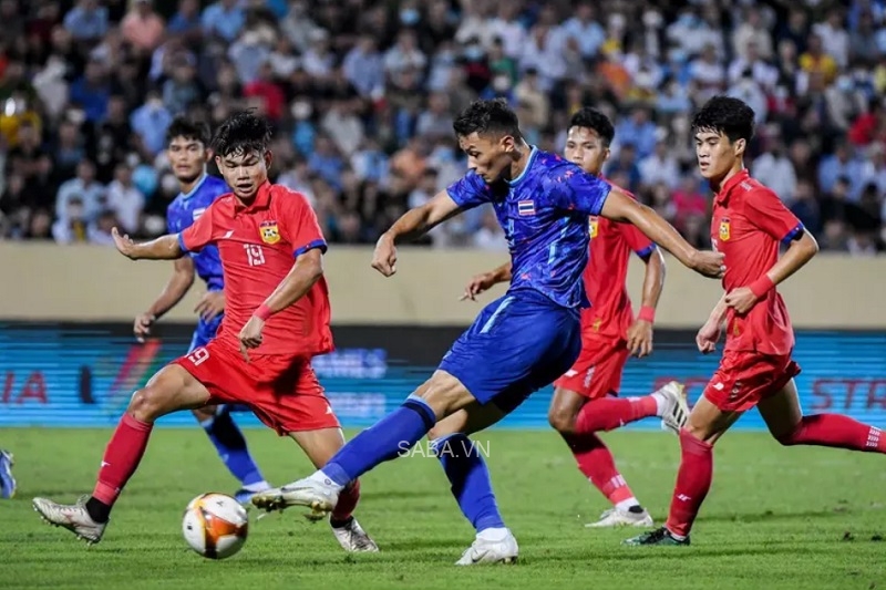 U23 Thái Lan thắng tối thiểu U23 Lào