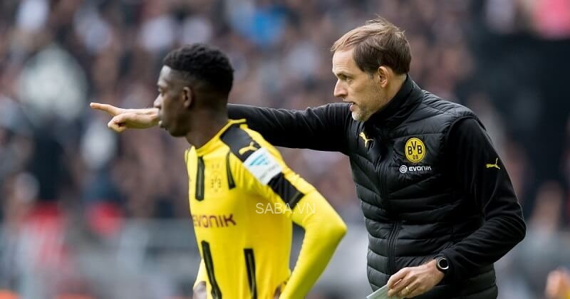 Tuchel và Dembele từng làm việc cùng nhau tại đội bóng vùng Ruhr