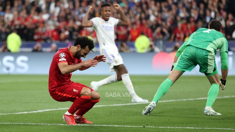 Salah có nhiều cơ hội ngon ăn nhưng không lần nào chiến thắng Courtois