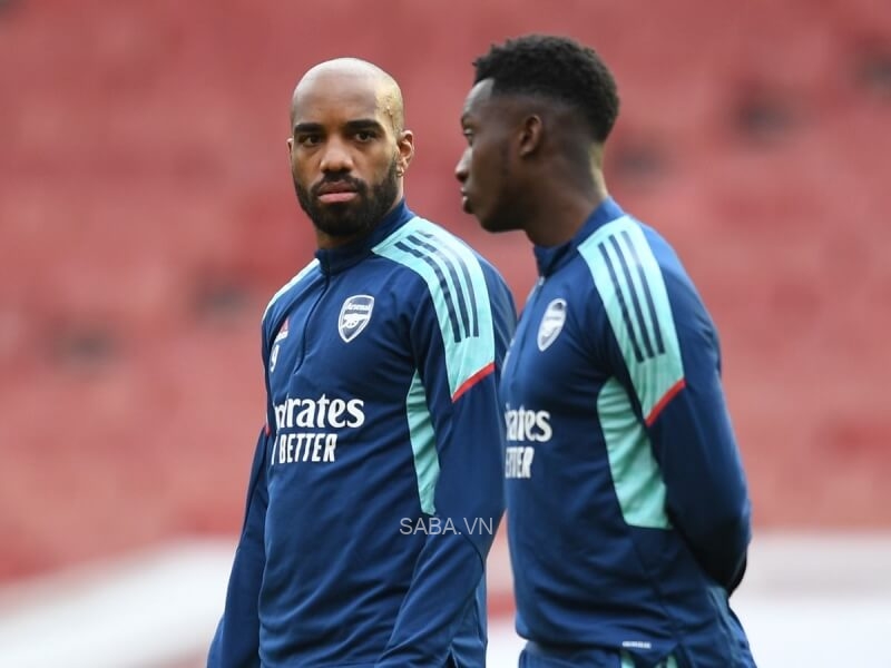 Lacazette và Nketiah chuẩn bị rời Arsenal vào hè này