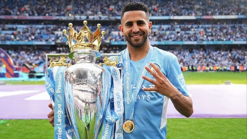 Mahrez vừa cùng City xưng vương tại NHA