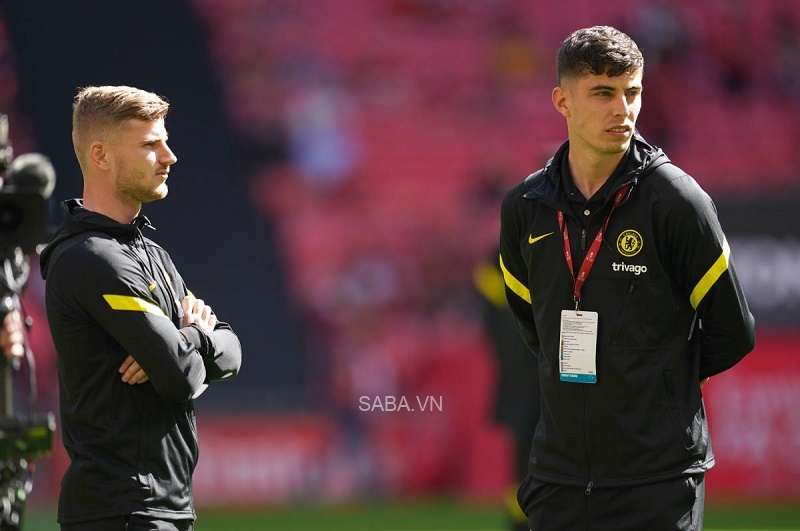 Cả Kai Havertz và Timo Werner đều chấn thương ở trận đấu này