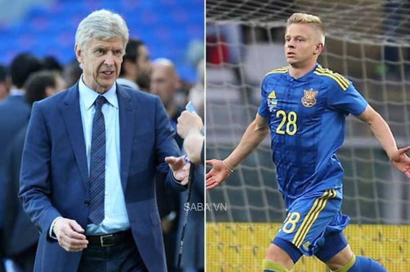 Zinchenko sớm lọt vào tầm ngắm của Wenger từ khi còn rất trẻ