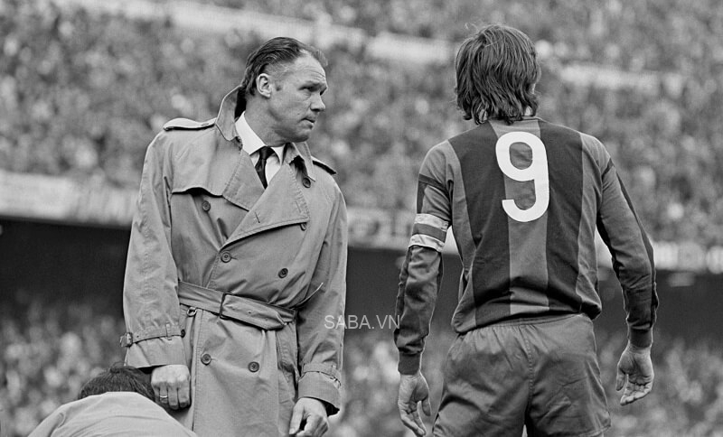 Rinus Michels và Johan Cruyff – hai tượng đài bất diệt.