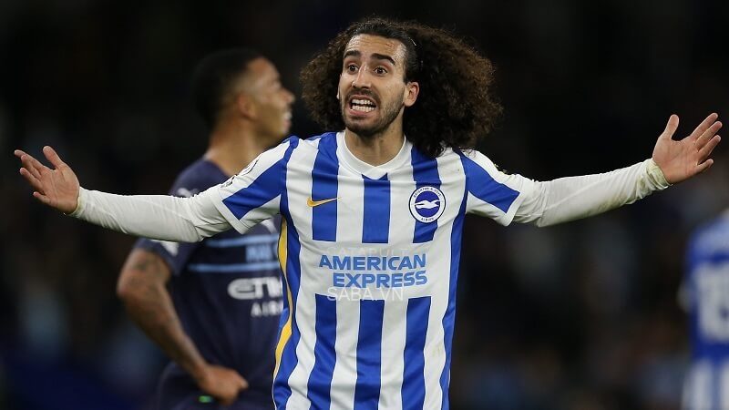 Marc Cucurella vừa mới có mùa giải đầu tiên trọn vẹn cùng với Brighton