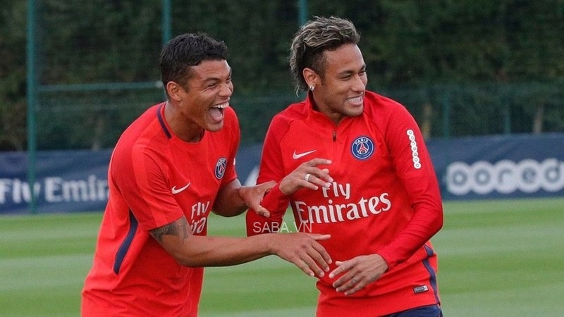 Silva và Neymar từng khoác áo PSG dưới thời HLV Tuchel