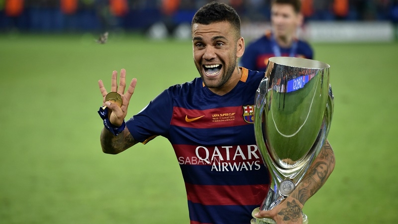 Dani Alves vô cùng thành công tại sân Nou Camp