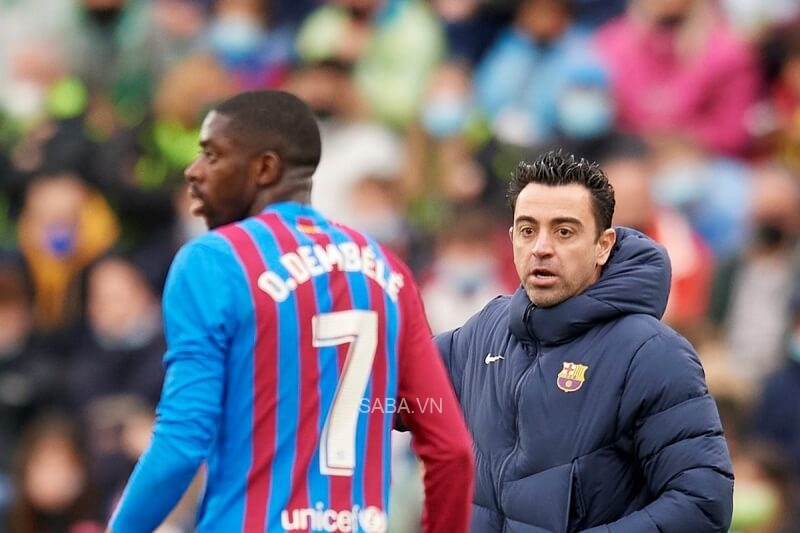 Dembele có 12 lần đá chính dưới thời Xavi